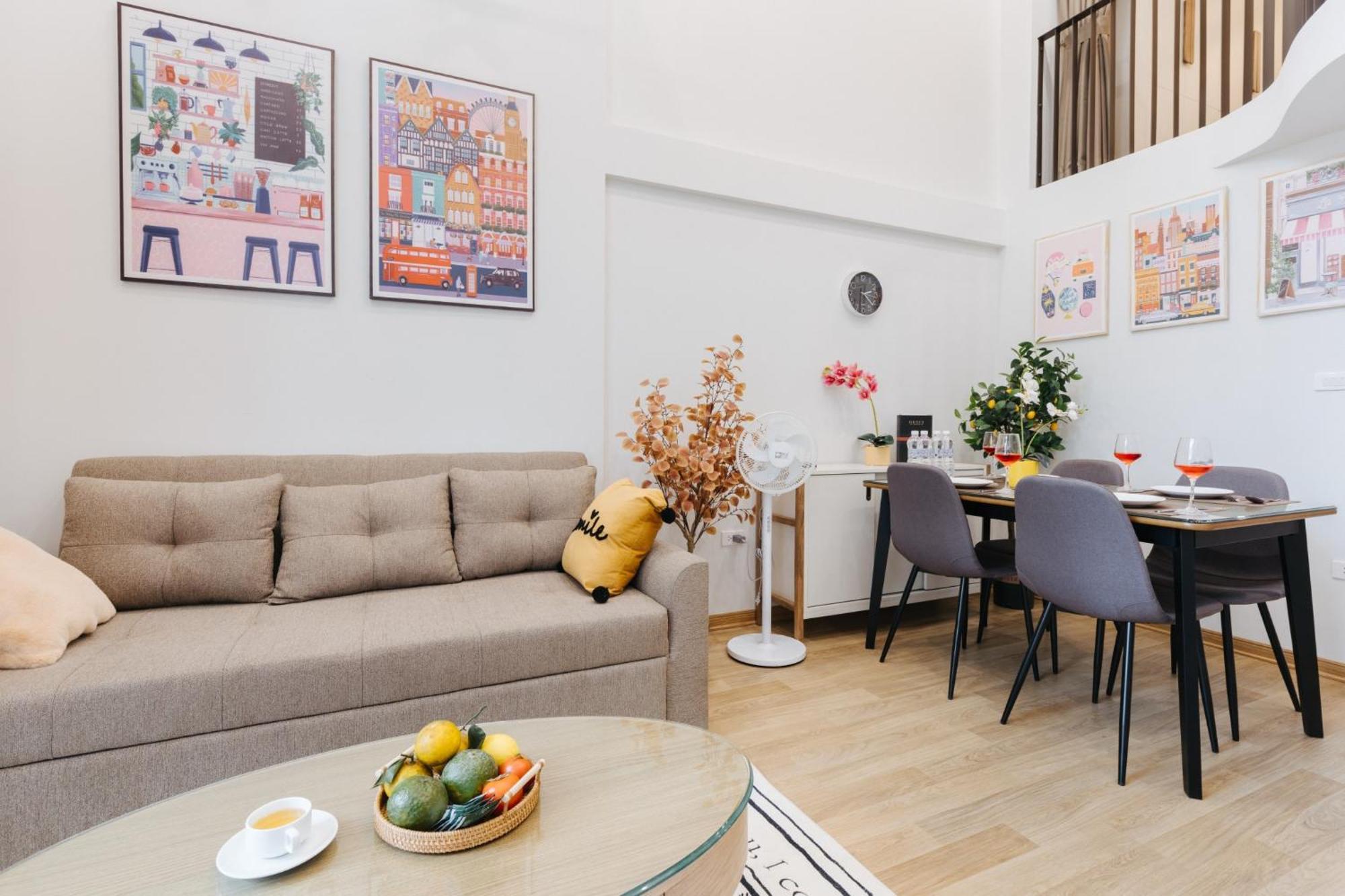 Margaery Boutique Apartment & Skyon9 Rooftop Bar Hanoi Exterior photo